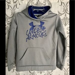 Under Armour boys medium sweatshirt hoodie M gray